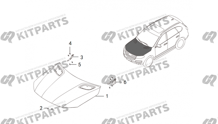 Капот Haval H8