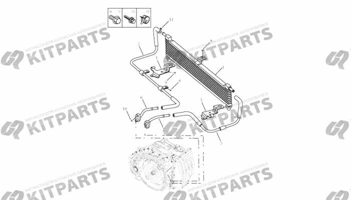 ATF COOLER Geely Emgrand X7