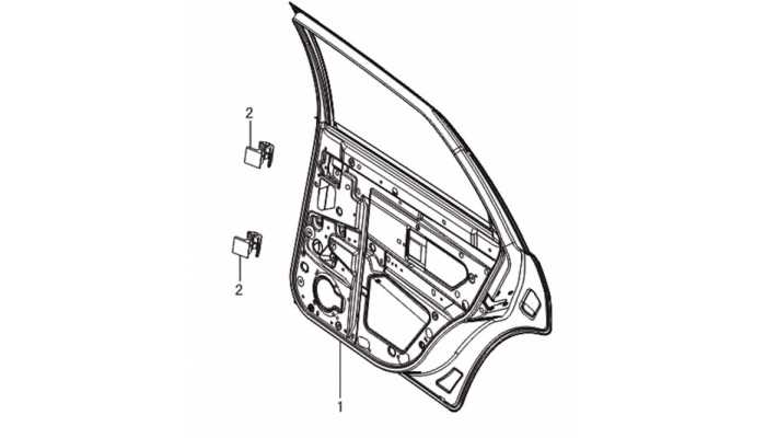 Задняя правая дверь Lifan