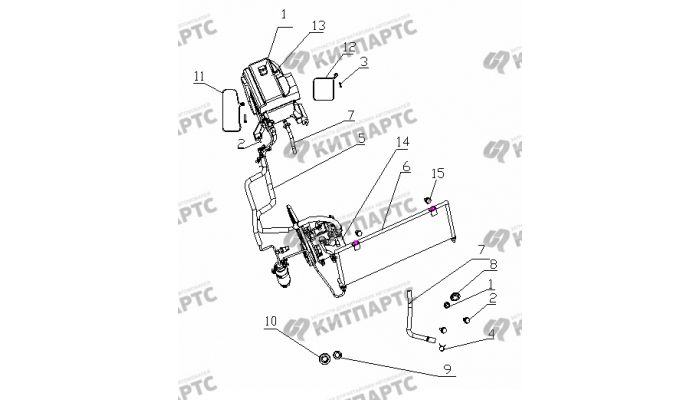 Система кондиционирования Geely Otaka (CK)