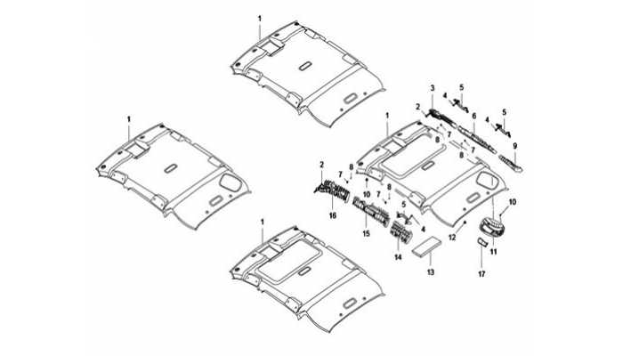 Обивка потолка Lifan X60